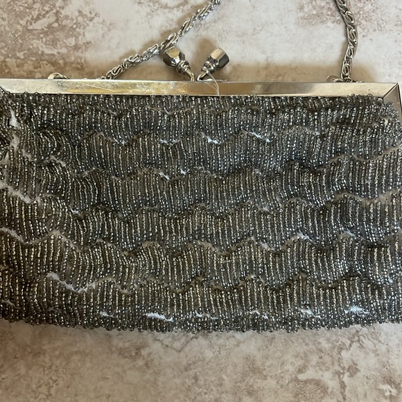 Vintage beaded evening bag - Picture 2 of 7